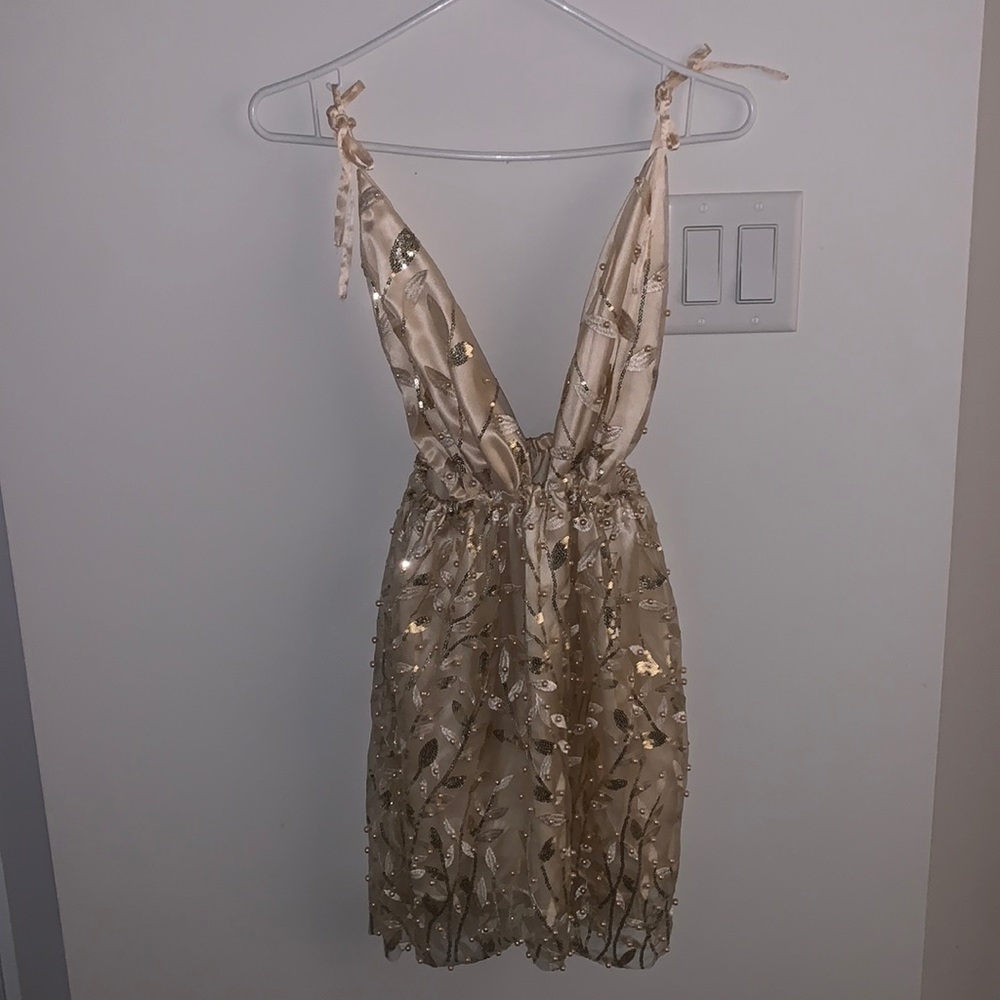 Sisters the label original backless dress never been worn size small size